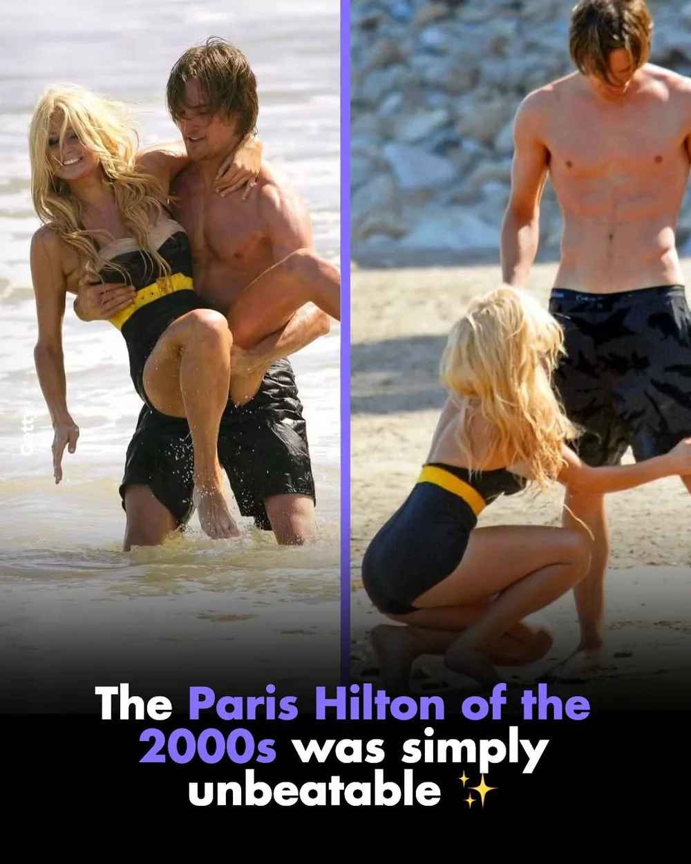 A Beachside Throwback to Paris Hilton's 2000s Style