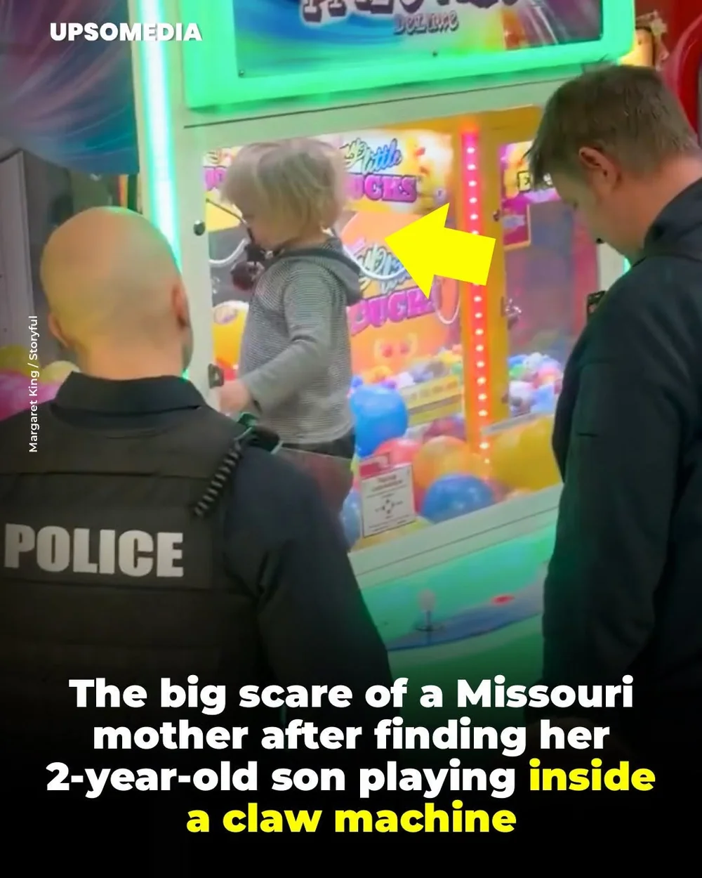 A Toddler's Claw-Machine Adventure Ended With the Right Key