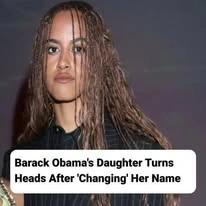 Barack Obama's Daughter Turns Heads After 'Changing' Her Name