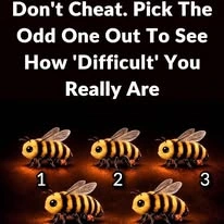 Don't Cheat. Pick The Odd One Out To See How 'Difficult' You Really Are 1 2 3 4 5