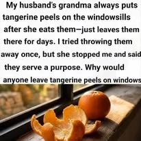 Don’t Throw Away Tangerine Peels