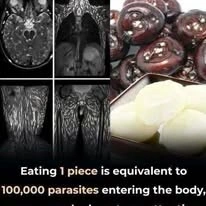 Eating 1 piece is equivalent to to 100,000 parasites entering the body many people do not pay attention