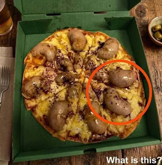 I ordered a pizza in the evening