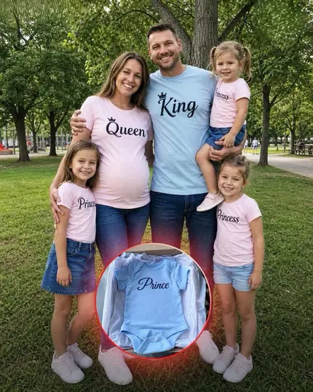 A Family Photo Shoot Planned Around Long-Awaited News
