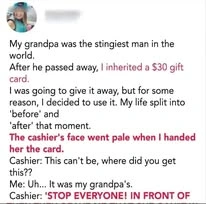 My Grandfather’s $30 Gift Card Turned Into a Life-Changing Fortune