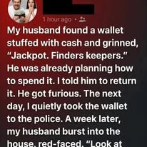 Looking Beyond First Impressions in Hourago wallet stuffed cash grinned