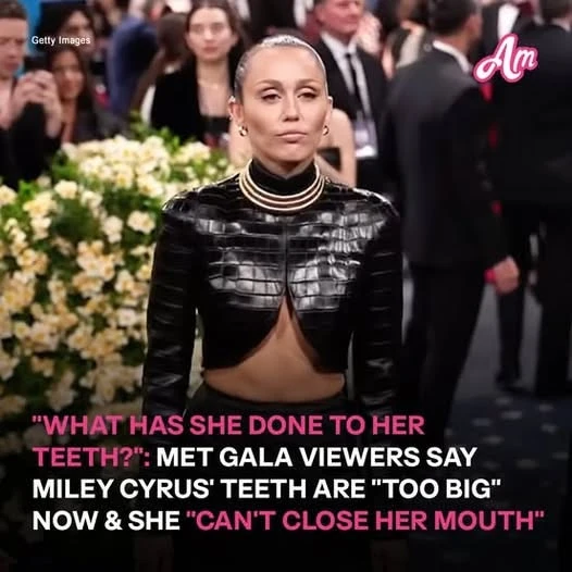 Miley Cyrus Sparks Buzz Over Her Teeth at the 2025 Met Gala