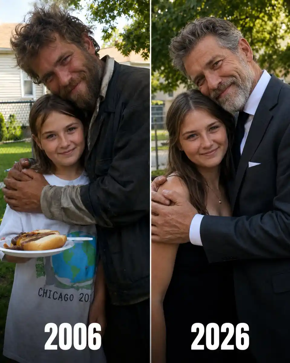 My mom cooked meals for a homeless man who lived behind our house for 20 years