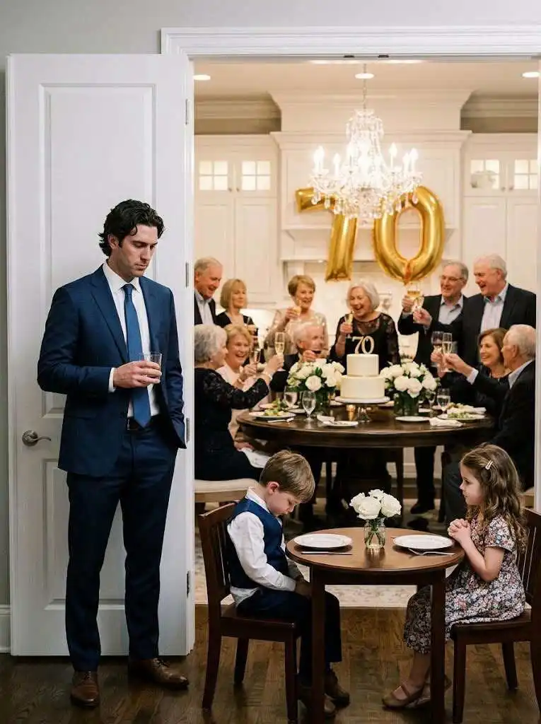 My Mother-in-Law Sent Her Grandchildren to the Back of the Room During a Family Dinner. Their Father