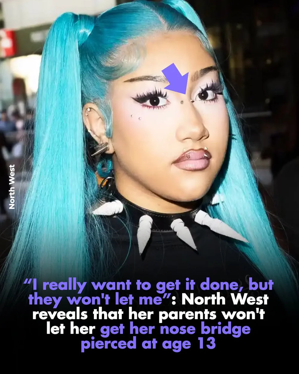 North West Explains the Piercing Still on Her Wish List