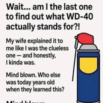 What the Initials WD-40 Stand For