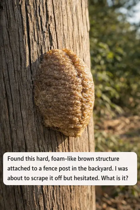Strange Foam-Like Object on Your Fence Here’s What It Might Be - Story News
