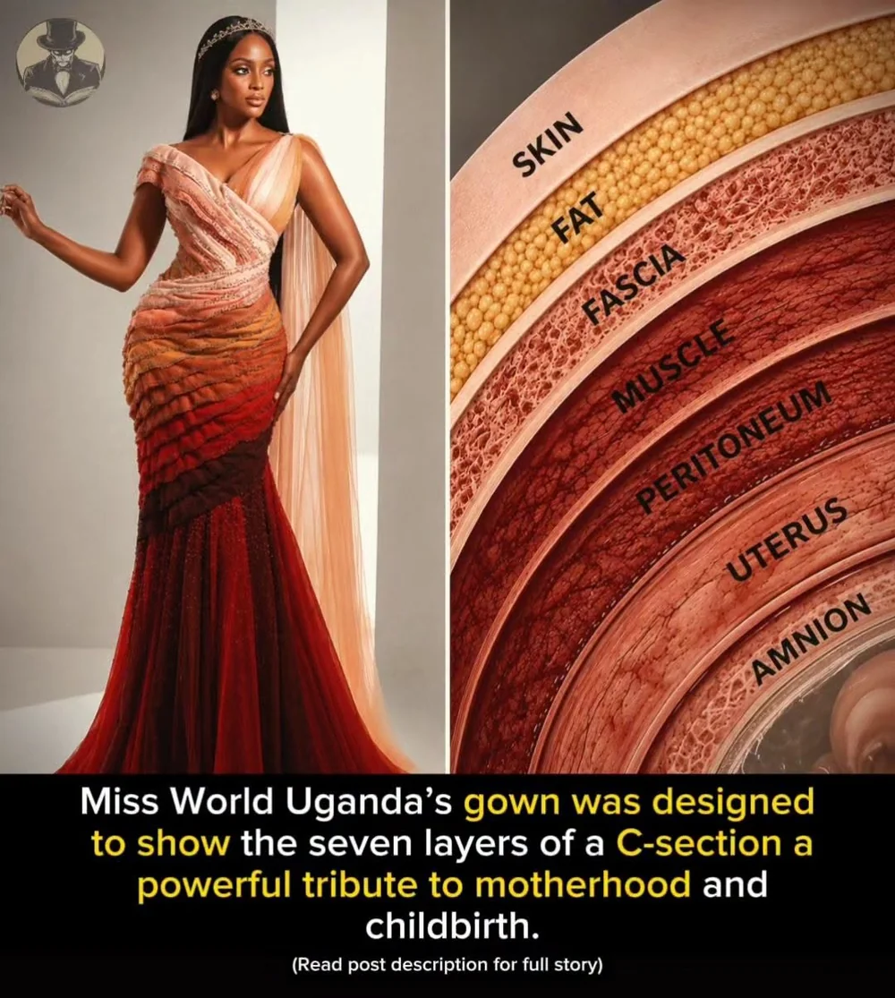 The Childbirth Story Woven Into Miss Uganda's Gown