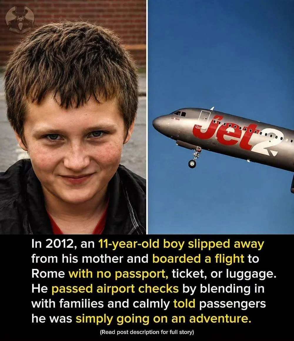 The Eleven-Year-Old Whose Unplanned Flight Reached Rome in 2012