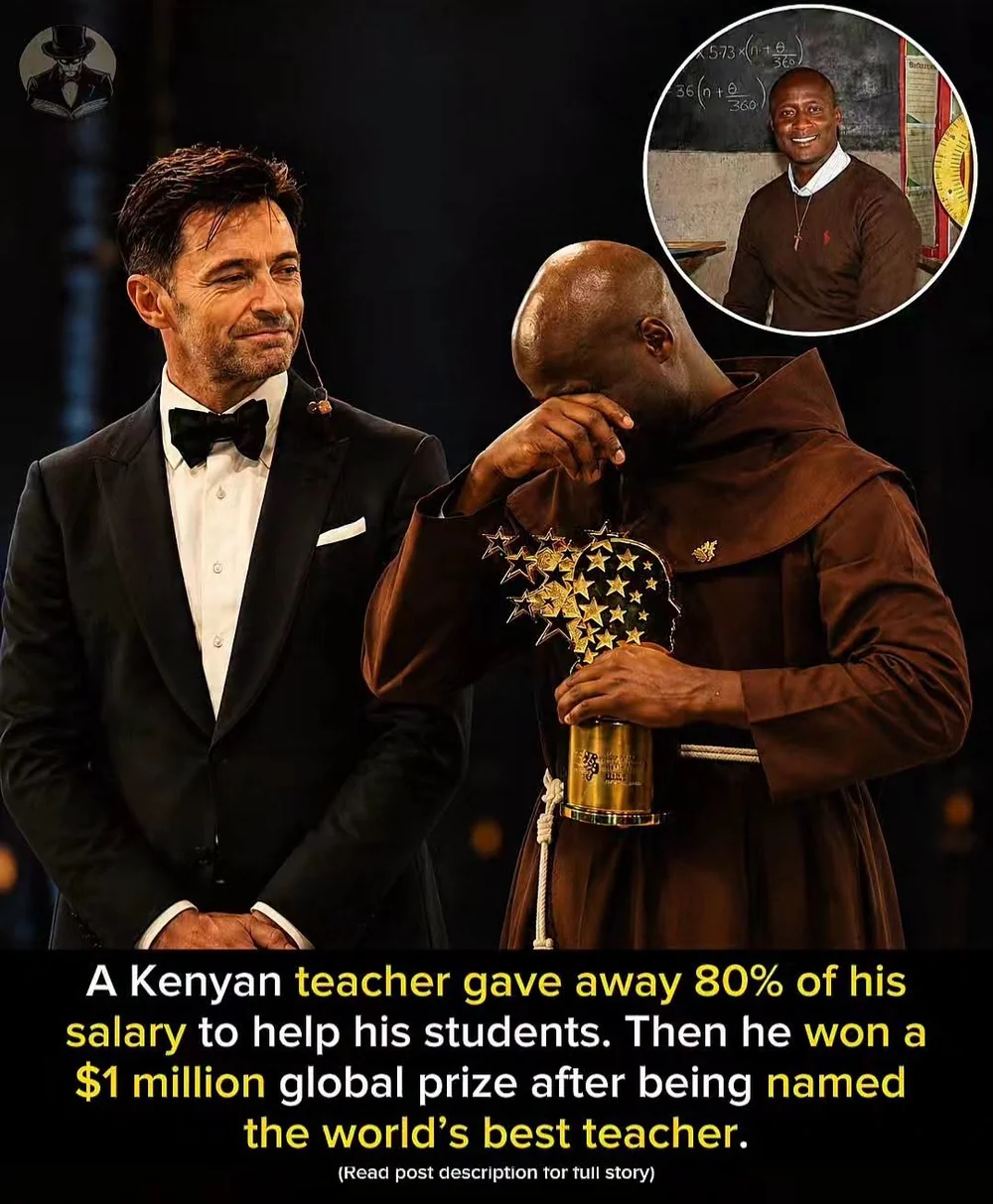 Peter Tabichi Gave Most of His Income to Help Others
