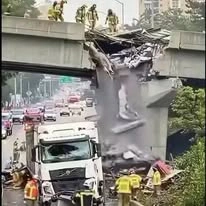 train, ambulance, road and text