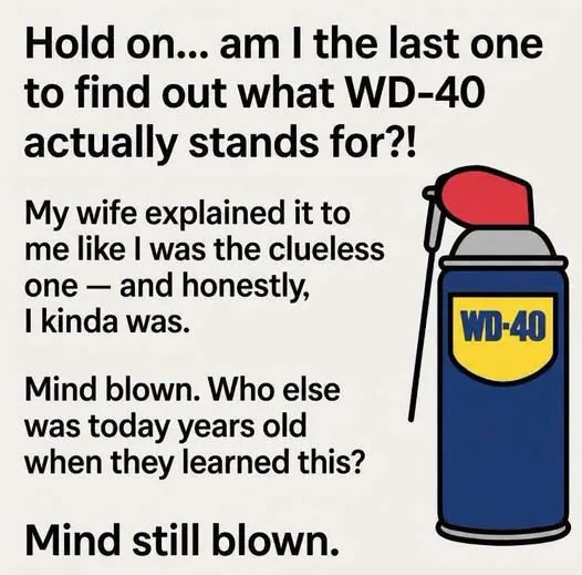 What WD-40's Name Actually Means