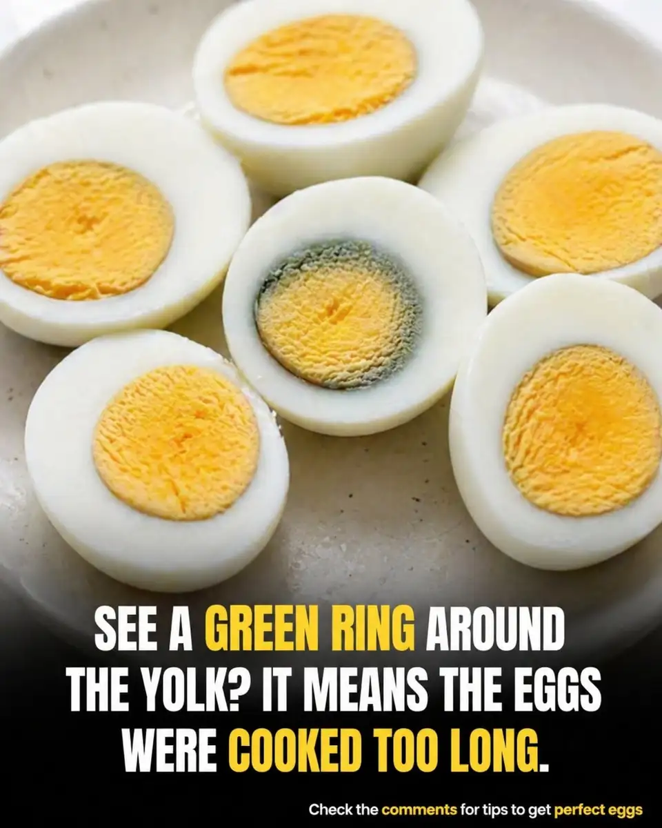 Why does a green ring appear around hard-boiled eggs - Story News