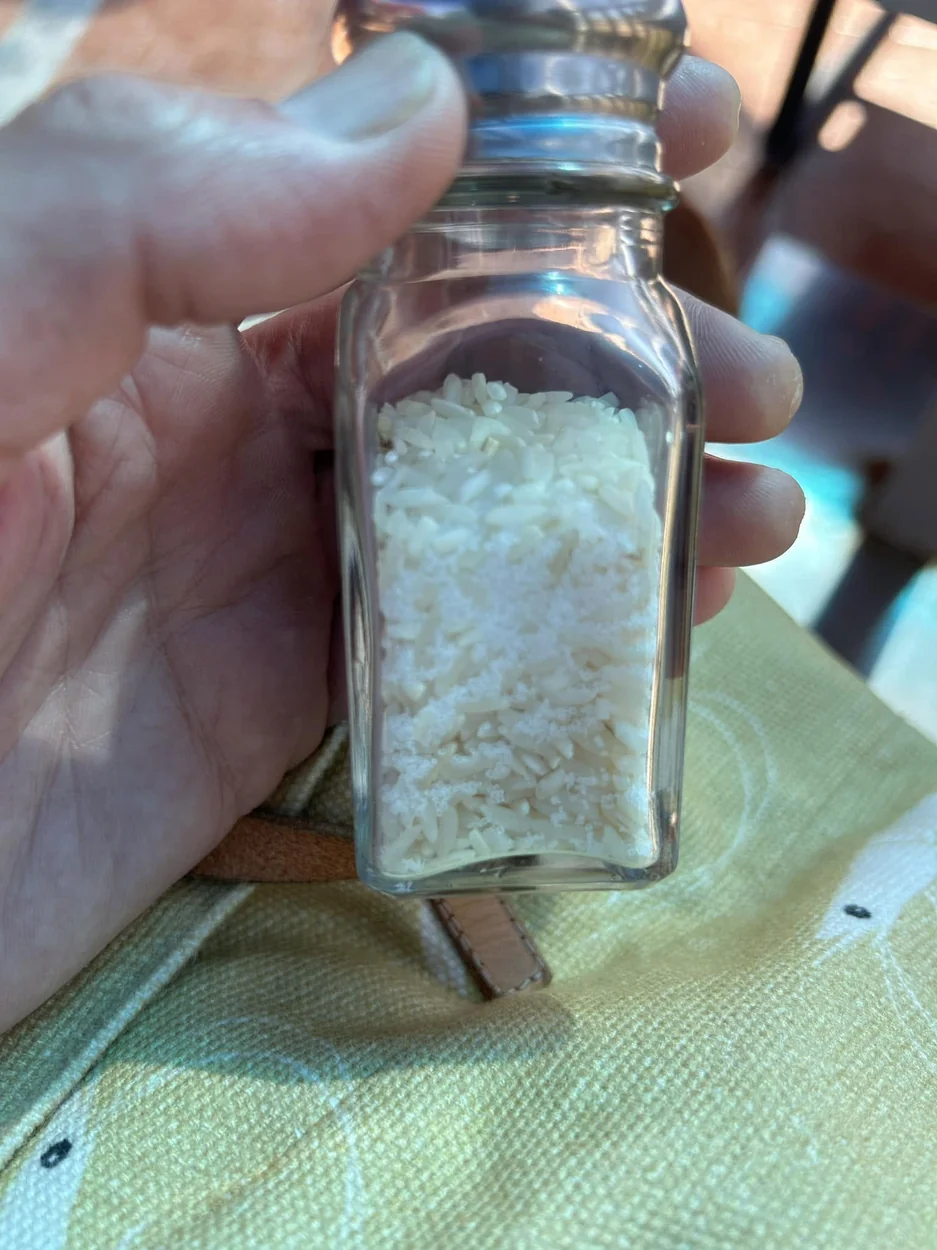 Why Rice Sometimes Turns Up Inside a Salt Shaker